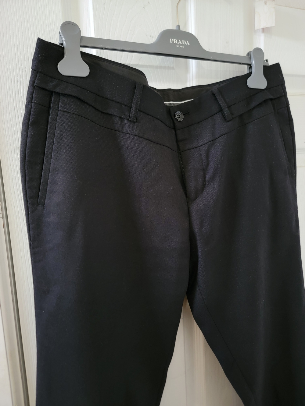 Vlov Men's Black Dress Pants – Classic Tailored Finish